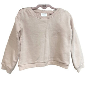 zara pink sweater with bow detail on shoulders 2-3 years.🎀